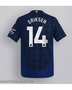 Manchester United Christian Eriksen #14 Tricou Fotbal Replică 2024-25 Barbati Deplasare